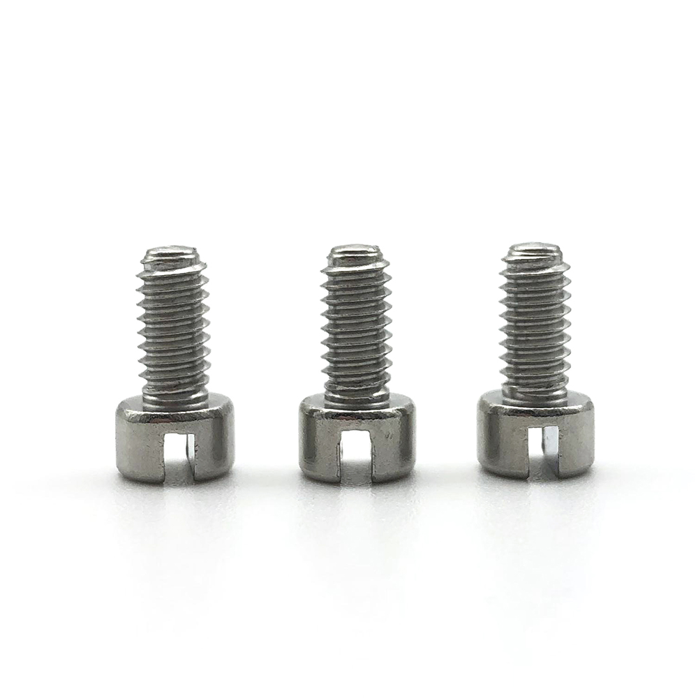 一字圆柱头机牙螺丝不锈钢···